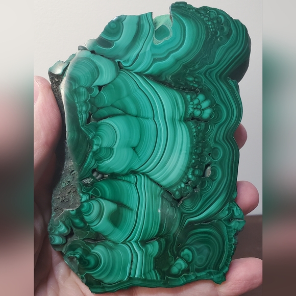 1.18 lbs Malachite Crystal Slab - Picture 17 of 17